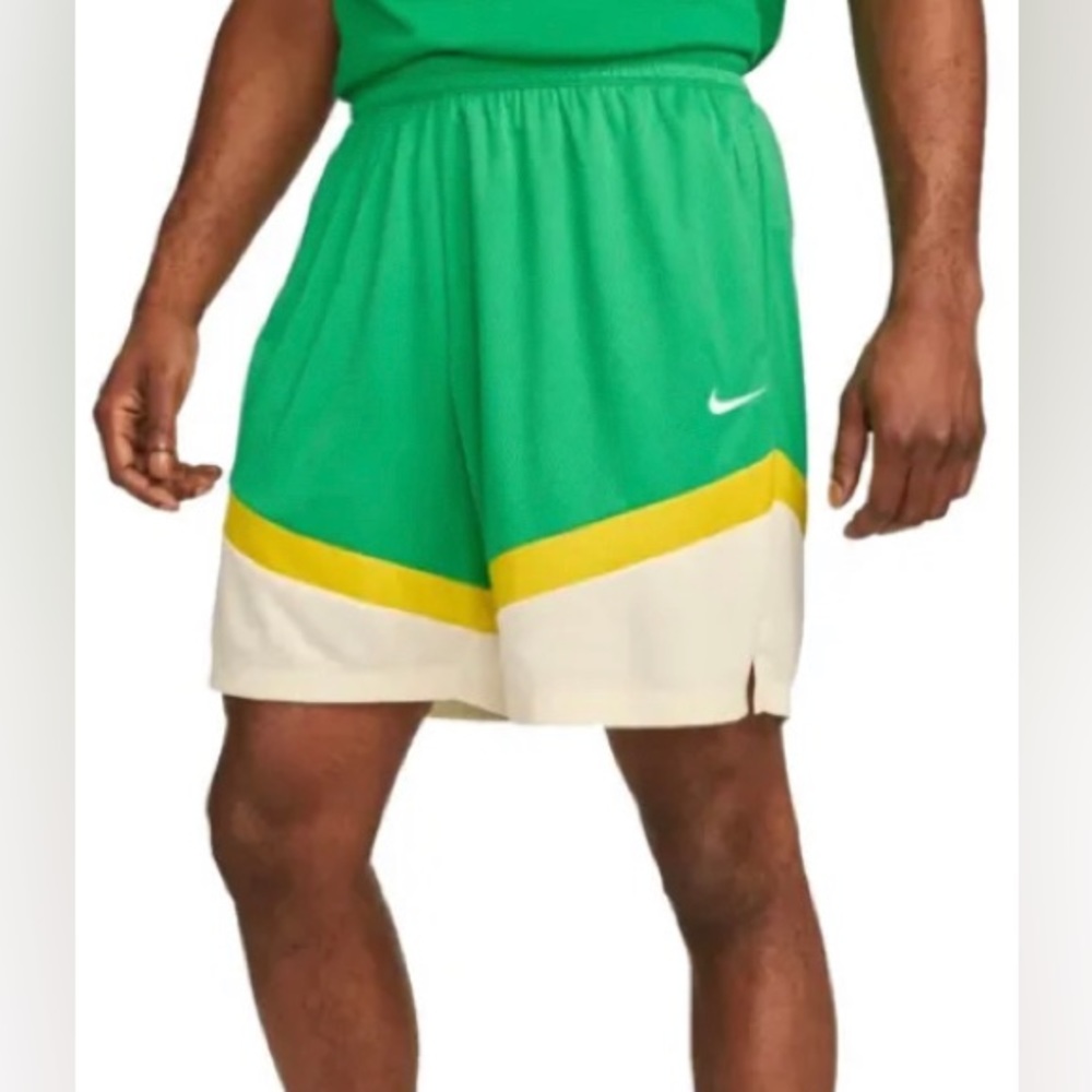 Nike Dri-Fit Icon Basketball Shorts Green Men’s Size Medium New!